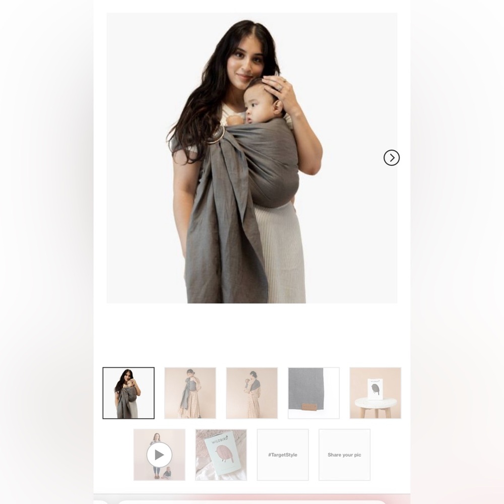 Wild bird ring sling carrier
